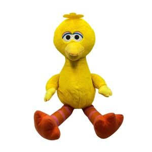Sesame Street Big‎ Bird 19" Plush Stuffed Animal Toy Kids Yellow Flaw